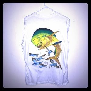 Guy Harvey Long sleeve T-shirt with Mahi